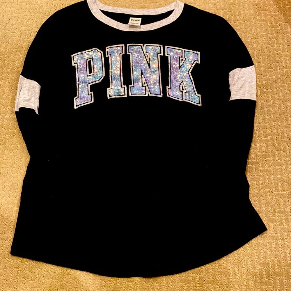 PINK Bling Long Sleeve Tee